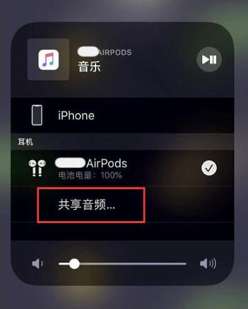 东方华侨农场苹果14音频维修点分享iPhone14音频共享设置方法 