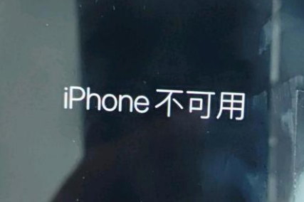 东方华侨农场苹果服务网点分享锁屏界面显示“iPhone 不可用”如何解决 